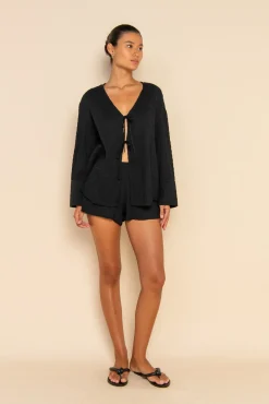 ELCE Swim Holiday Capsule|Bottoms-AIMI SHORT - BLACK