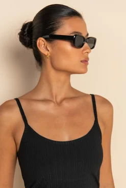 ELCE Swim Accessories-AKARI SUNGLASSES - BLACK