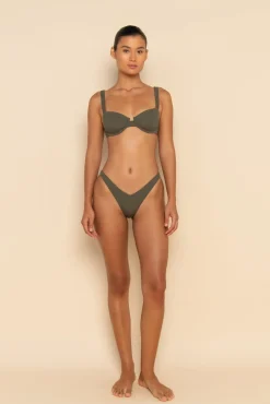 ELCE Swim Paradis|Swim Tops-ALBA BRACUP - OLIVE