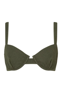 ELCE Swim Paradis|Swim Tops-ALBA BRACUP - OLIVE