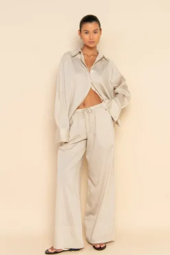 ELCE Swim Bottoms-ARIES PANT - OAT STRIPE