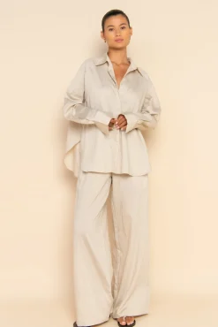 ELCE Swim Bottoms-ARIES PANT - OAT STRIPE