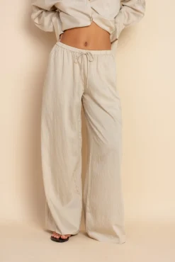 ELCE Swim Bottoms-ARIES PANT - OAT STRIPE