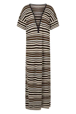 ELCE Swim Paradis|Dresses-AURA MAXI DRESS - DESERT STRIPE