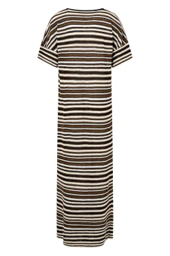 ELCE Swim Paradis|Dresses-AURA MAXI DRESS - DESERT STRIPE