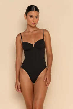 ELCE Swim One Pieces-CINDY ONE PIECE - BLACK