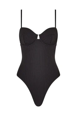 ELCE Swim One Pieces-CINDY ONE PIECE - BLACK