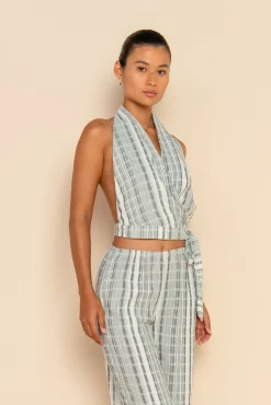 ELCE Swim Holiday Capsule|Tops-EMI HALTER TOP - WASABI