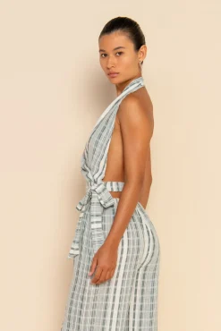 ELCE Swim Holiday Capsule|Tops-EMI HALTER TOP - WASABI