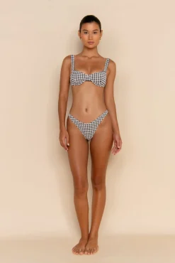 ELCE Swim Swim Tops|Escape-ESCAPE BRACUP TOP - HOUNDSTOOTH