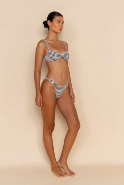 ELCE Swim Swim Tops|Escape-ESCAPE BRACUP TOP - HOUNDSTOOTH