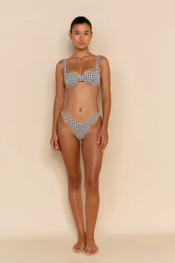 ELCE Swim Escape|Swim Bottoms-ESCAPE CHEEKY BOTTOM - HOUNDSTOOTH