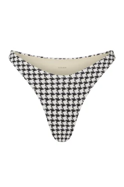 ELCE Swim Escape|Swim Bottoms-ESCAPE CHEEKY BOTTOM - HOUNDSTOOTH