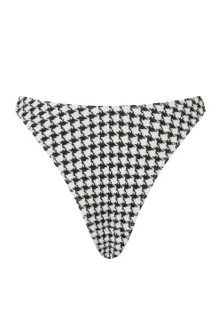 ELCE Swim Escape|Swim Bottoms-ESCAPE CHEEKY BOTTOM - HOUNDSTOOTH