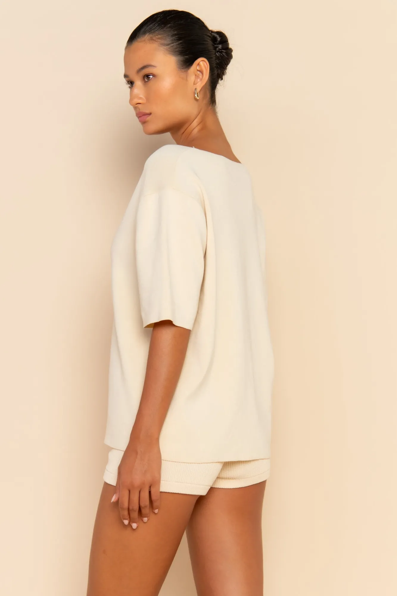 ELCE Swim Tops-INKA KNIT SHIRT - MILK