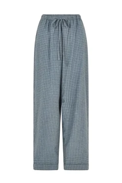 ELCE Swim Bottoms-ISLA PANT - BLUE CHECK