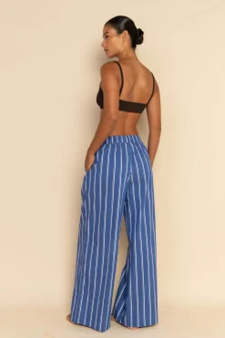 ELCE Swim Oasis|Bottoms-JACQUES PANT - BLUE STRIPE