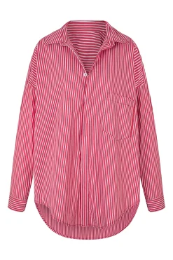 ELCE Swim Selalu|Tops-JUDE SHIRT - CHERRY STRIPE
