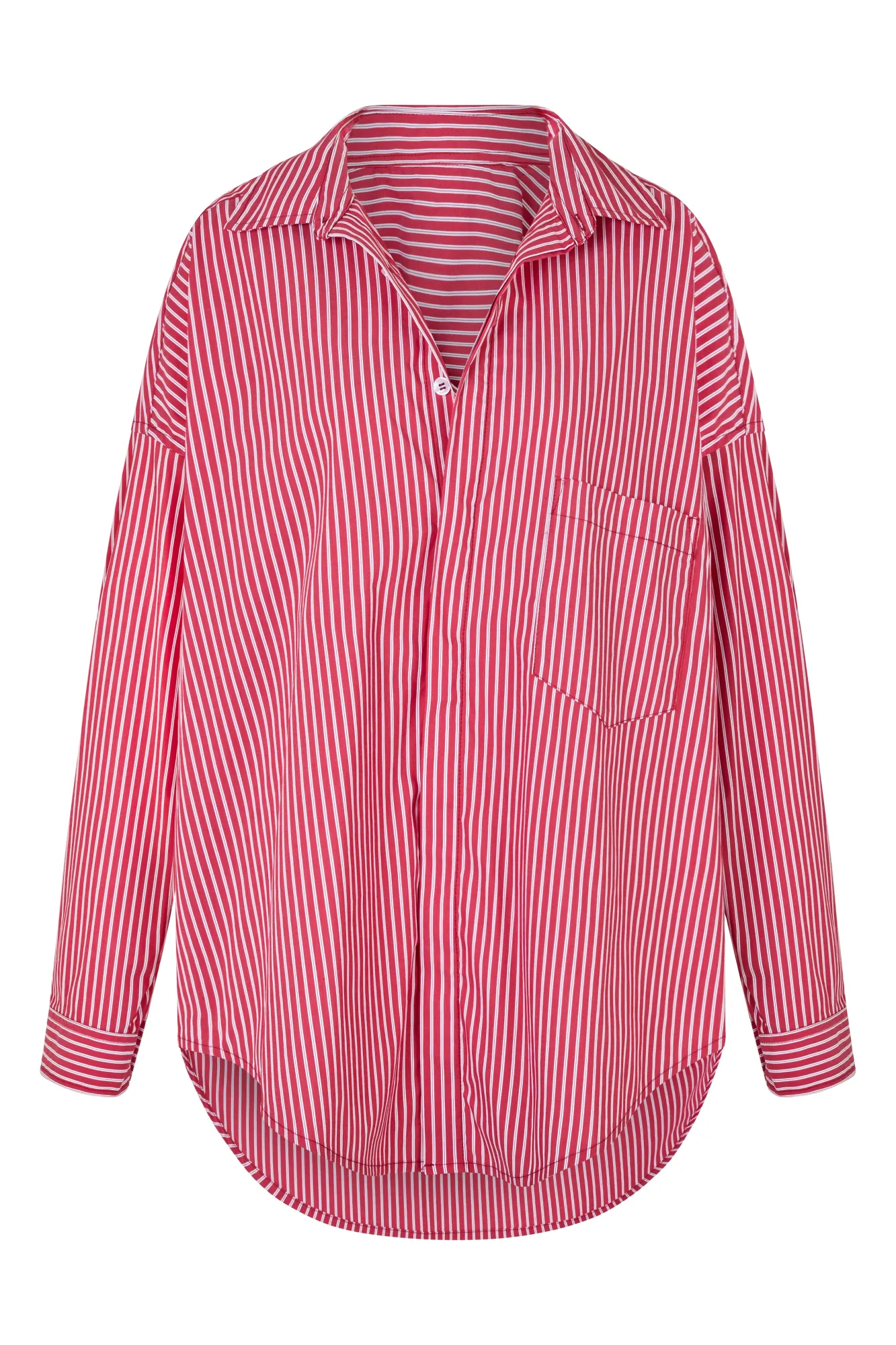 ELCE Swim Selalu|Tops-JUDE SHIRT - CHERRY STRIPE