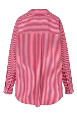 ELCE Swim Selalu|Tops-JUDE SHIRT - CHERRY STRIPE