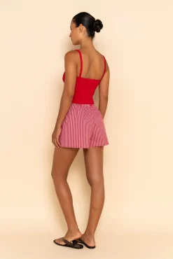 ELCE Swim Selalu|Bottoms-JUDE SHORT - CHERRY STRIPE