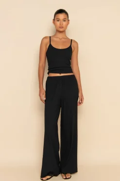 ELCE Swim Tops-JUNI TANK - BLACK