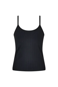 ELCE Swim Tops-JUNI TANK - BLACK