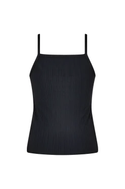 ELCE Swim Tops-JUNI TANK - BLACK