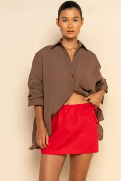 ELCE Swim Selalu|Bottoms-LOTTIE MINI SKIRT- CHERRY