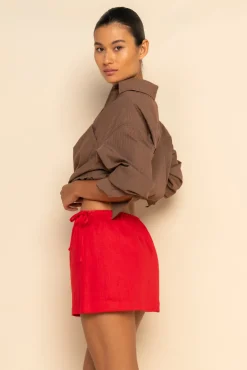 ELCE Swim Selalu|Bottoms-LOTTIE MINI SKIRT- CHERRY
