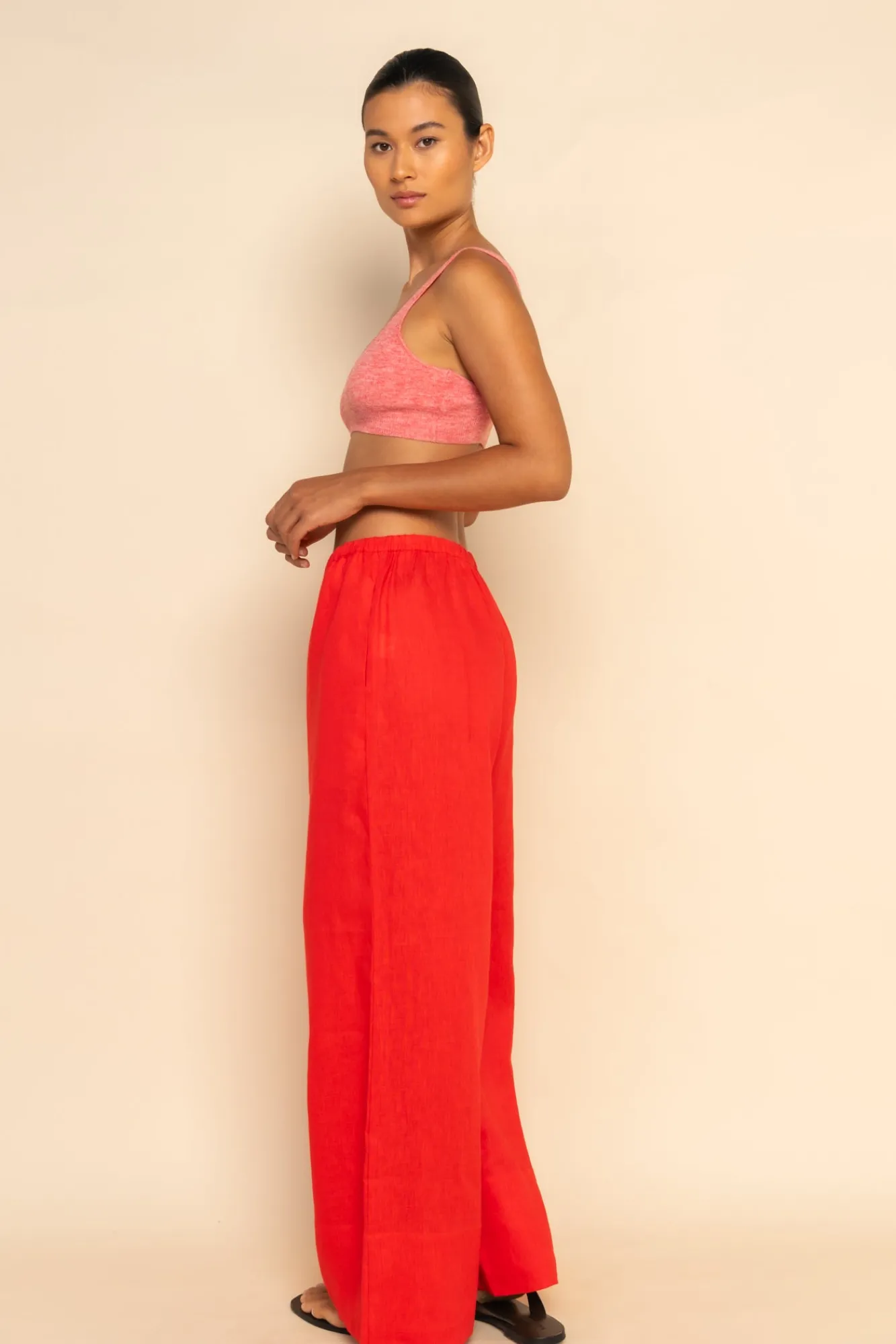 ELCE Swim Selalu|Bottoms-LOTTIE PANT - CHERRY
