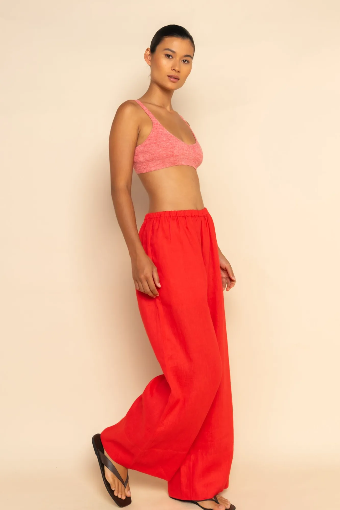 ELCE Swim Selalu|Bottoms-LOTTIE PANT - CHERRY
