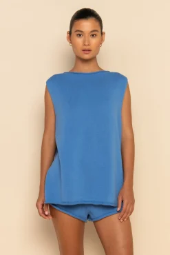 ELCE Swim Paradis|Tops-MANON TOP - BLEUE