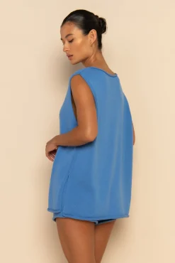 ELCE Swim Paradis|Tops-MANON TOP - BLEUE