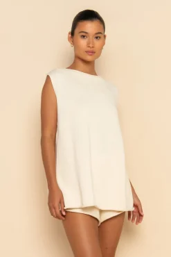 ELCE Swim Paradis|Tops-MANON TOP - CREME