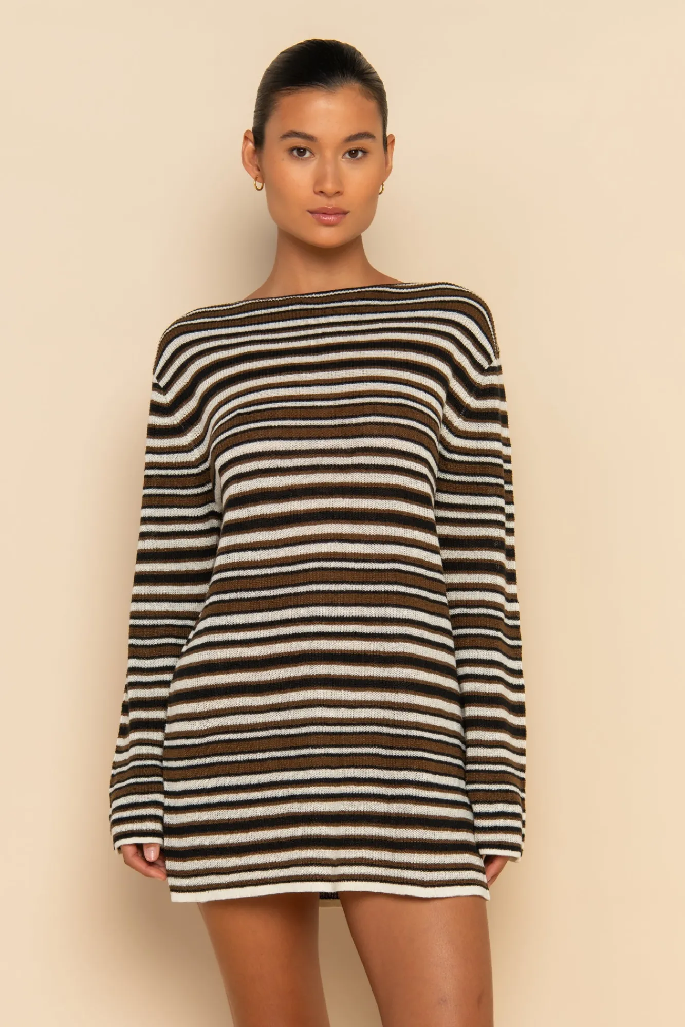 ELCE Swim Dresses-PRE ORDER // AURA MINI DRESS - DESERT STRIPE