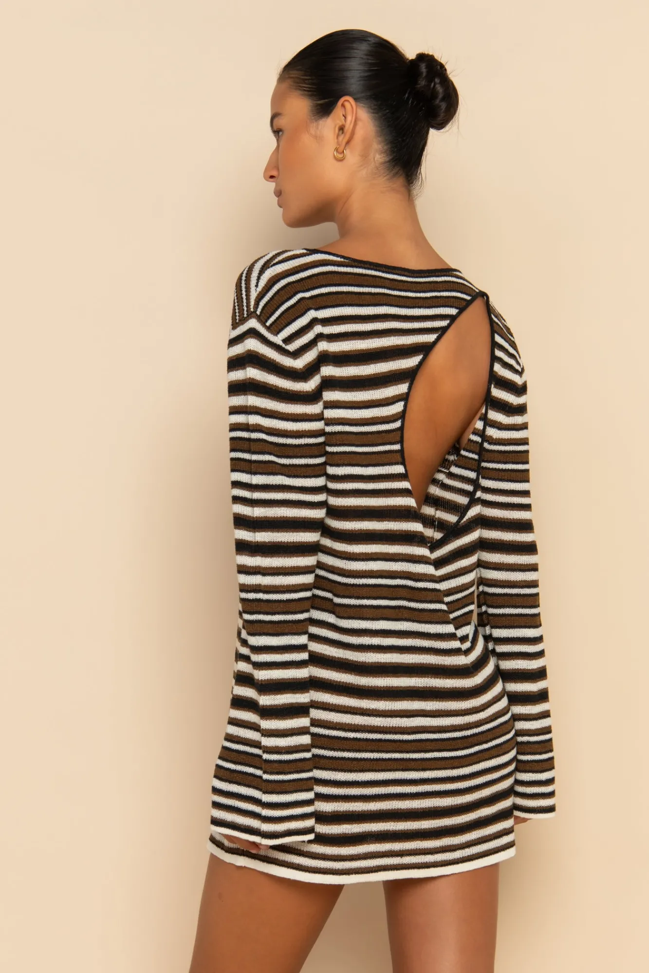 ELCE Swim Dresses-PRE ORDER // AURA MINI DRESS - DESERT STRIPE