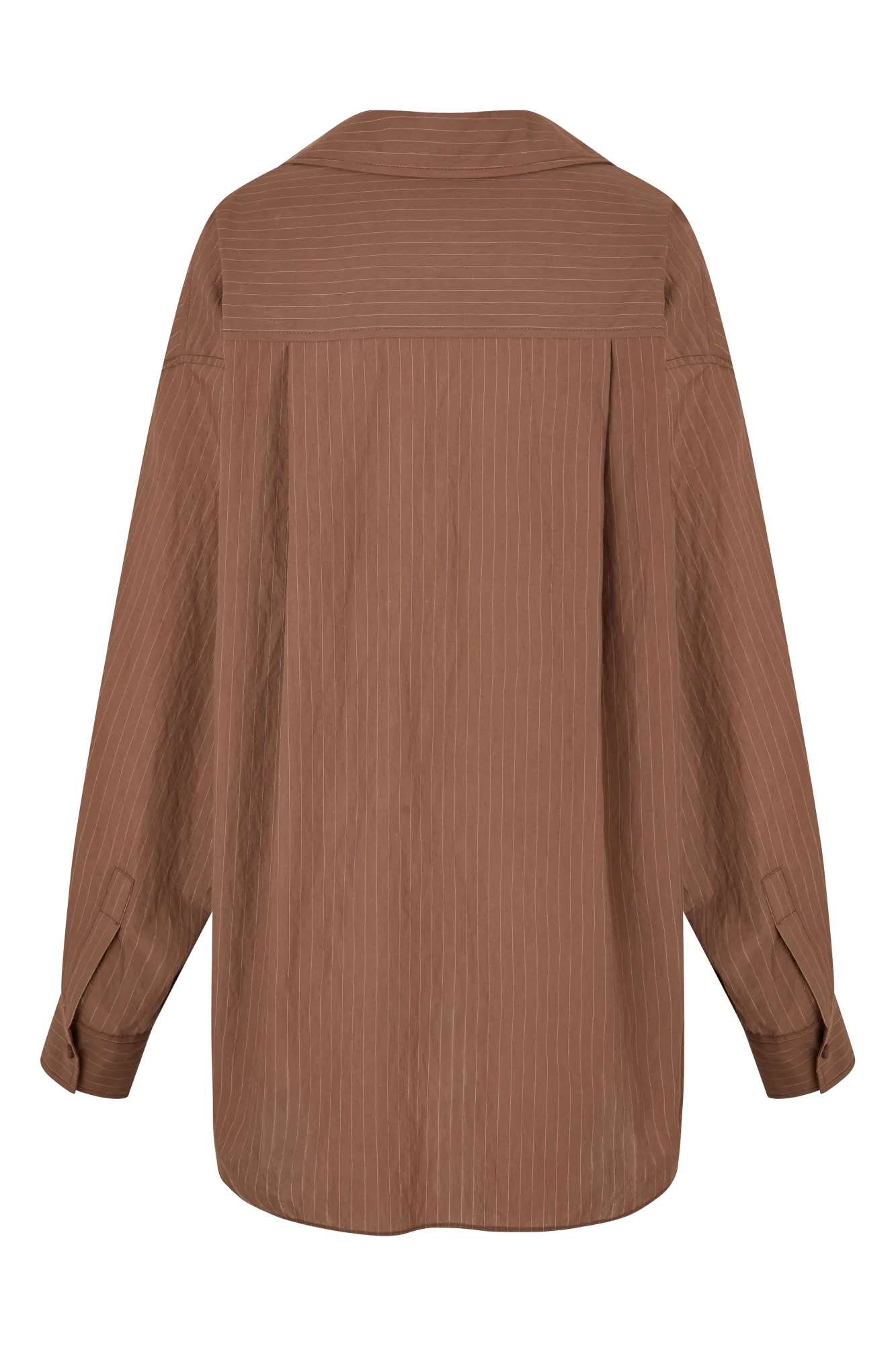 ELCE Swim Selalu|Tops-REMI SHIRT - MOCHA PINSTRIPE