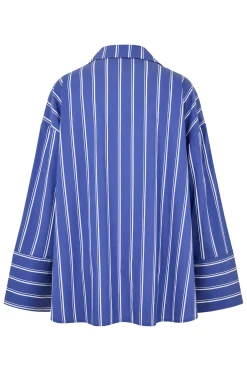 ELCE Swim Oasis|Tops-RYAN SHIRT - BLUE STRIPE