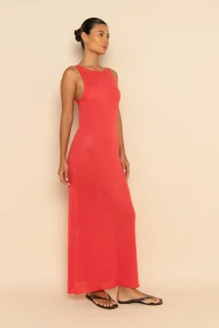 ELCE Swim Paradis|Dresses-SORAYA DRESS - RED
