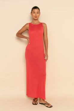 ELCE Swim Paradis|Dresses-SORAYA DRESS - RED
