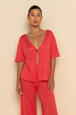 ELCE Swim Paradis|Tops-SORAYA TOP - RED