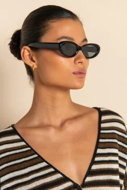 ELCE Swim Accessories-SUKI SUNGLASSES - BLACK