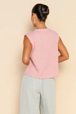 ELCE Swim Holiday Capsule|Tops-YUNI VEST - ROUGE